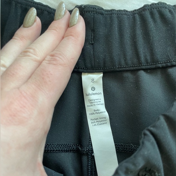 Black Lululemon shorts - Picture 3 of 3